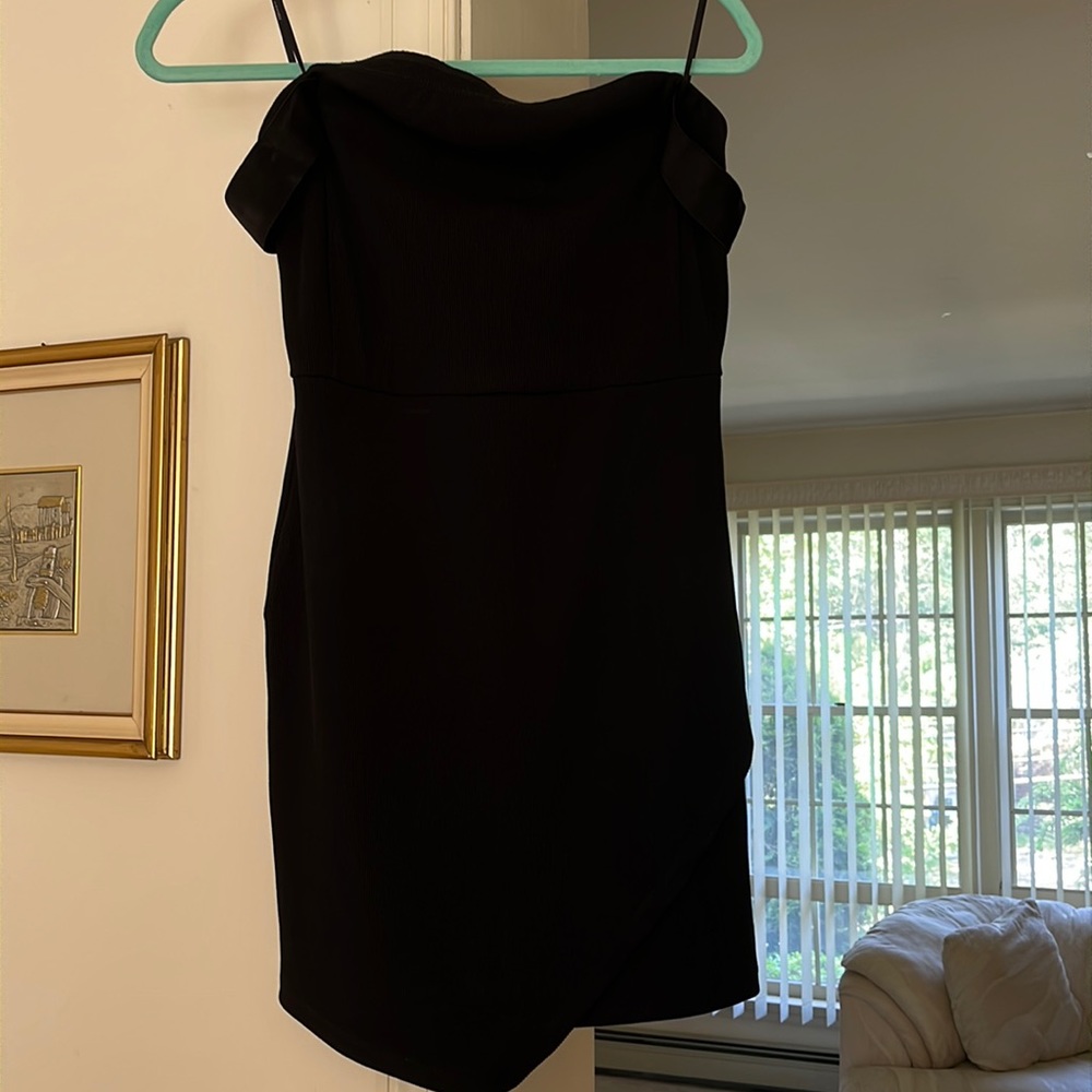 Asymmetrical hem bodycon dress